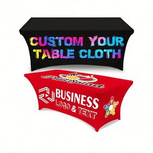 Mantel Personalizado Impermeable de Tela Spandex con Logotipo para Publicidad Empresarial, Ferias Comerciales y Eventos - Product Image 1