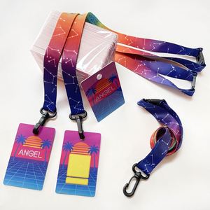 Correas de Cuello de Poliéster Baratas al por Mayor, Correas para Llaveros, Correas de Plástico para Tarjetas de Identificación, Impresión por Transferencia Térmica, Correas Promocionales - Product Image 1