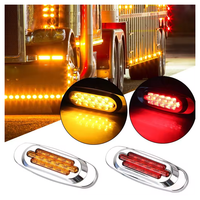 Usine Whlasale 16LED 12/24V Signal Largeur Lampe Feux de signalisation pour Kawasaki Électrolytique Cadre Feux latéraux