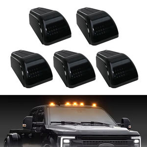 Lot de 5 feux de gabarit solaires universels pour toit de camionnette Ford F150, Dodge Ram, GMC, fourgonnettes, camions et SUV - Product Image 3