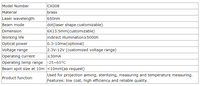Module laser de haute qualité, diode laser 650 nm, lampe laser à point