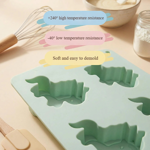 Silicone ijsblokjesvorm met paardenfiguur, multifunctionele chocoladecakevorm, BPA-vrij, herbruikbaar, draagbaar keuken gadget, DIY bakken - Product Image 4