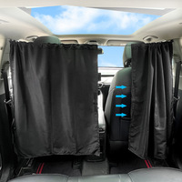 2 pièces/ensemble véhicule utilitaire climatisation Taxi voiture isolation cloison Protection pare-soleil confidentialité rideau cantonnières