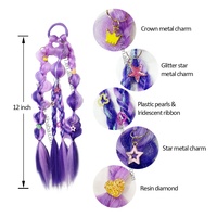 Vente en gros de tresses pour enfants en crochet faites à la main de 12 pouces, teintes en ombré, extensions de cheveux synthétiques, tresses pour enfants, queue de cheval tressée