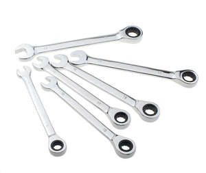 Jeu de clés à cliquet manuelles multifonctionnelles à 72 dents, 12 pièces, construction en acier au carbone, emballage en coffret rigide, OEM, garantie de 3 ans, pour la maison - Product Image 2