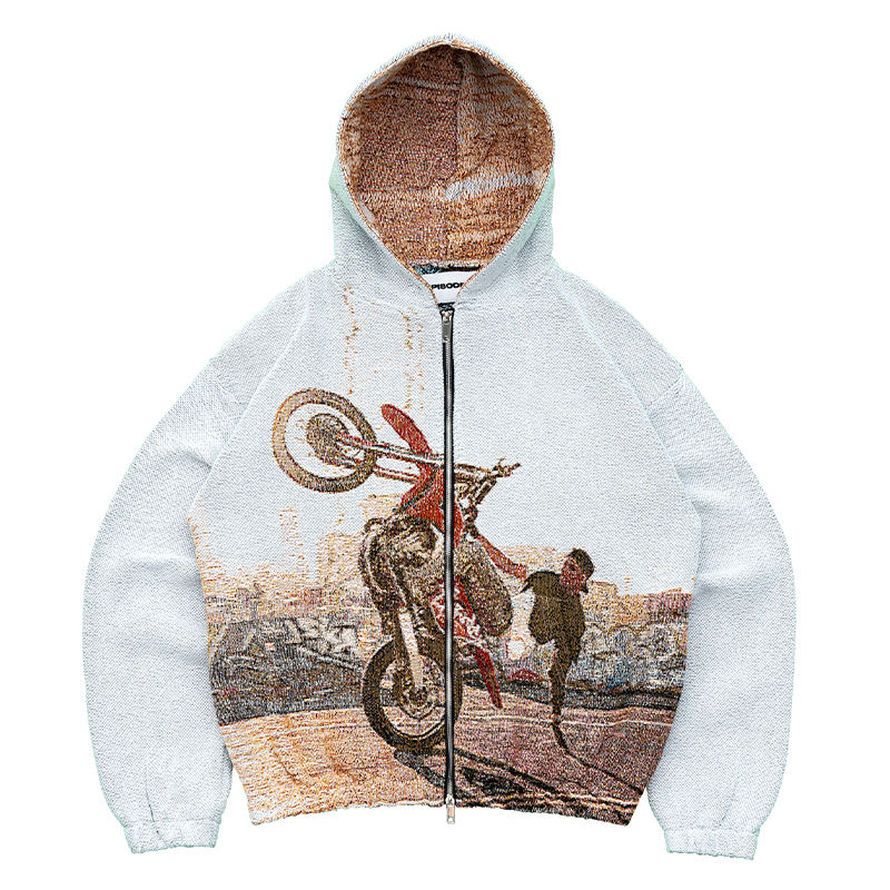 Sudadera con cremallera