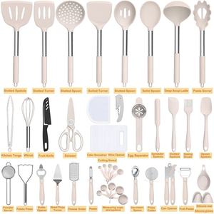 Wholesale Gadgets Kitchenware Kitchen <b>Tools</b> Stainless Steel <b>Silicone</b> Kitchen Utensils Set Cooking Utensils Kitchen Set - Product Image 6