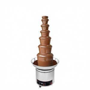 Fontaine à chocolat cascade, machine à fondue, meilleur prix, 6 niveaux, électrique, en acier inoxydable, Winnower 220V, nouvelle version haute performance - Product Image 2