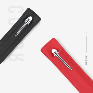 Bán buôn tùy chỉnh PU da bút Pouch Set Kinh doanh Quà Tặng trường văn phòng văn phòng phẩm bút chì trường hợp và Túi - Product Image 2