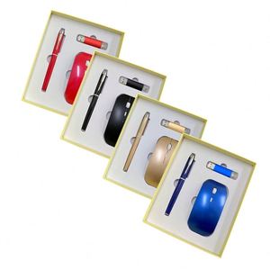 Luxury Pens Wireless <b>Mouse</b> and USB Flash Drive Set Custom logo for Pen Gift Sets - Product Image 4