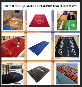 Logo <span class=keywords><strong>personnalisé</strong></span> paillassons d'entrée en caoutchouc extérieur <span class=keywords><strong>tapis</strong></span> de sol <span class=keywords><strong>tapis</strong></span> de pied en nylon imprimé conception personnelle <span class=keywords><strong>tapis</strong></span> Logo paillasson intérieur pour la maison - Product Image 3