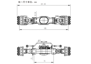 แกนพวงมาลัยพาวเวอร์ด้านหน้ารถดัมพ์แทรคเตอร์พร้อมล้ออุปกรณ์เสริม DIY สำหรับ1/14เพื่อลดพื้นที่ - Product Image 6