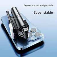 Stabilisateur de selfie rétractable MQ anti-tremblement avec suivi IA du visage, trépied extensible 700 mm, design pliable, compatible Wi-Fi pour téléphone portable