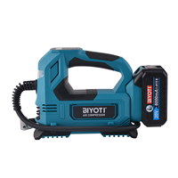 Pompe à air électrique portable BYT-QB02 réglable pour gonflage de pneus de voiture et usage domestique