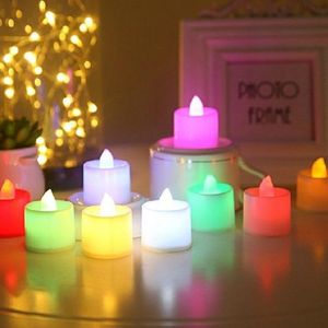 Bougies électroniques Xi Peptide à LED sans flamme pour décorations romantiques, lumières pour anniversaire, demande en mariage, en plastique - Product Image 2