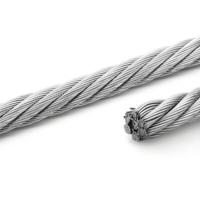 Câble métallique en acier inoxydable sans fin personnalisé 316L 304L 904L Grades EN Traitement de coupe standard pour élingue