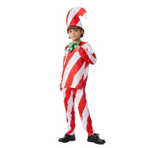 Kostum Permen Tongkat Natal Santa Claus untuk Pesta Karnaval, Halloween, Natal, dan Cosplay, Kualitas Grosir - Product Image 3