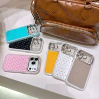 Coque de téléphone de luxe en strass pour iPhone 17 Pro Max 16 15 14 13, étui scintillant en diamant pour femme, vente en gros