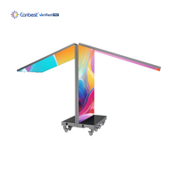 Canbest Ultra Slim CJ Fold P1.5 P1.8 P2.5 LED-Poster-Bildschirm Doppelseitige Lückenfreie Digitale Beschilderung mit Drahtloser Kaskadenfunktion