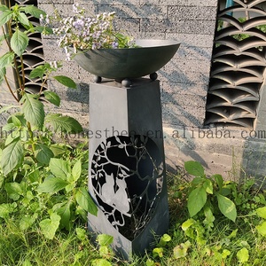 <span class=keywords><strong>Colonne</strong></span> de <span class=keywords><strong>plantes</strong></span> en métal avec éclairage LED, pot de fleurs décoratif, Design 3D, décor parfait <span class=keywords><strong>pour</strong></span> terrasse, entrée de la maison, 1 pièce - Product Image 5