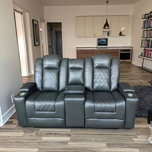 Top Quality Recliners Chaise Synthetic Leather Sectional <b>Sofa</b> Power Usb Smart Recliner <b>Sofa</b> for Living Room <b>Sofa</b> Furniture Set - Product Image 3