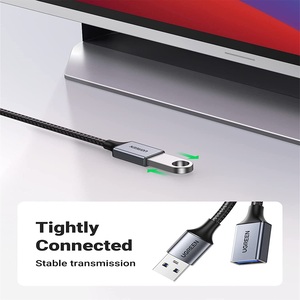 Cable de Extensión USB UGREEN, Extensor USB, Cable de Extensión USB 3.0, Cable de Datos para PC con Trenzado de Nailon, Macho a Hembra - Product Image 6