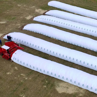 Sac de stockage de fourrage en polyéthylène premium à 5 couches, protégé contre les UV, pour maïs, luzerne, orge, céréales, fourrage, ensilage