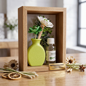 Coffret cadeau d'aromathérapie en bois, kit d'huiles essentielles, boîte cadeau décorative pour la maison, le spa, la chambre - Product Image 1
