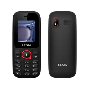 LESIA手机2G GSM高级双sim卡大按钮手机大容量800毫安电池老年儿童手机