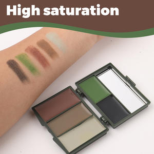 Bview Art Fan Zone Kit de Maquillage Camouflage avec Peinture Faciale 5 Couleurs et Miroir Crème Inclus - Équipement de Survie - Product Image 2