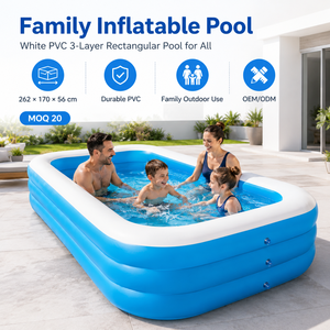 <span class=keywords><strong>Piscine</strong></span> gonflable familiale en <span class=keywords><strong>PVC</strong></span> épaissi, prix d'usine, vente en gros - Product Image 1