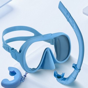 Máscara de Snorkel de Marca Propia con Marco de Silicona, Talla M para Adultos, Equipo de Buceo - Product Image 1