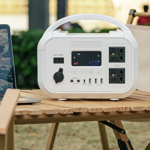 แบตเตอรี่สำรองพกพา 600W LiFePO4 คลื่นไซน์บริสุทธิ์ ช่องเสียบ AC ชาร์จไร้สาย MPPT ชาร์จเร็ว ไฟฉาย สำหรับใช้งานกลางแจ้งและฉุกเฉิน - Product Image 6