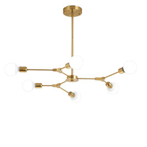 מודרני נורדי מודרני 80 ס "מ הוביל תליון תאורה 10 מעגל ברזל מינימליסטי 360 30000 עיצוב מינימליסטי מסתובב - Product Image 3