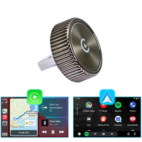 Adapter Wireless Carplay 2 in 1 Smart Car Dongle, dari Wired ke Wireless Carplay Android Auto dengan Kontrol Suara untuk Mobil