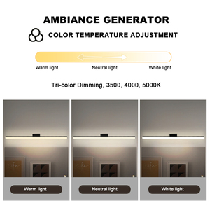 Thay Đổi Độ Sáng 3 Cct Có Thể Điều Chỉnh Xuống Ánh Sáng Tường Trang Trí Nội Thất Đèn Vanity Phòng Tắm <span class=keywords><strong>LED</strong></span> Ánh Sáng Lịch Thi Đấu Cho Phòng Khách Hành Lang Tủ Hiên - Product Image 2