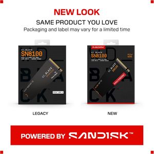 SSD NVMe Hitam SN8100 1T/2T PCIe 5.0x4 M.2 2280 14.900MB/s Baca 11.000MB/s Tulis, Terbaik untuk Aplikasi AI, Pengeditan Video Game - Product Image 4
