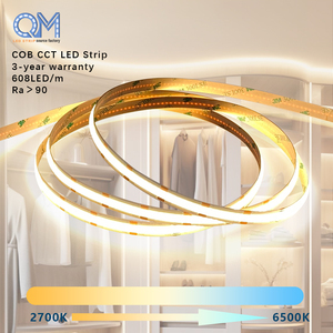 Cct发光二极管条形灯双QM Cct Cob发光二极管条形灯双3 2合1 14W 3000K 4000K 6500K可调全光谱Cct发光二极管条 - Product Image 1