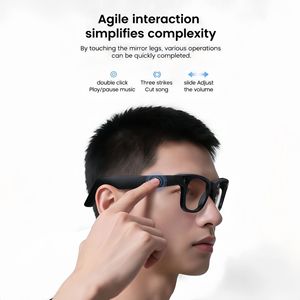 Lunettes Intelligentes Fashion Tech avec Caméra 800W, Photo 3200W, Traduction en Temps Réel, Reconnaissance Visuelle OpenAI, Logo Personnalisé B2B, Faible MOQ - Product Image 3
