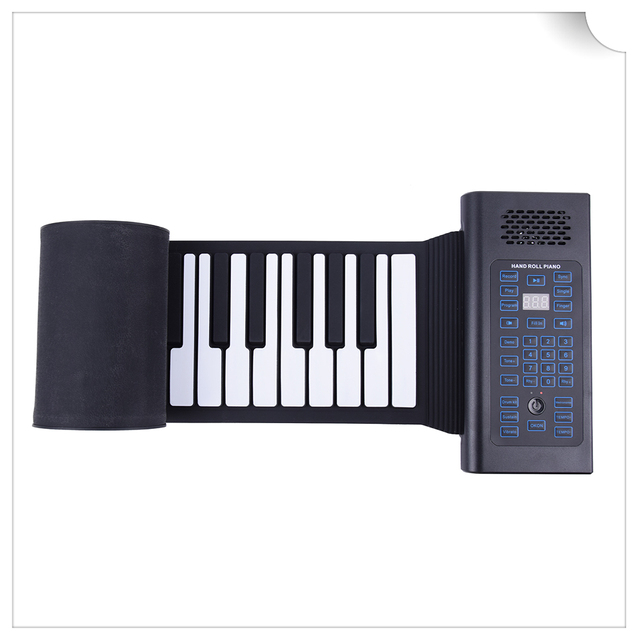 Portable 61 Keys Roll up Electronic Digital Flexible Keyboard Piano Beginner