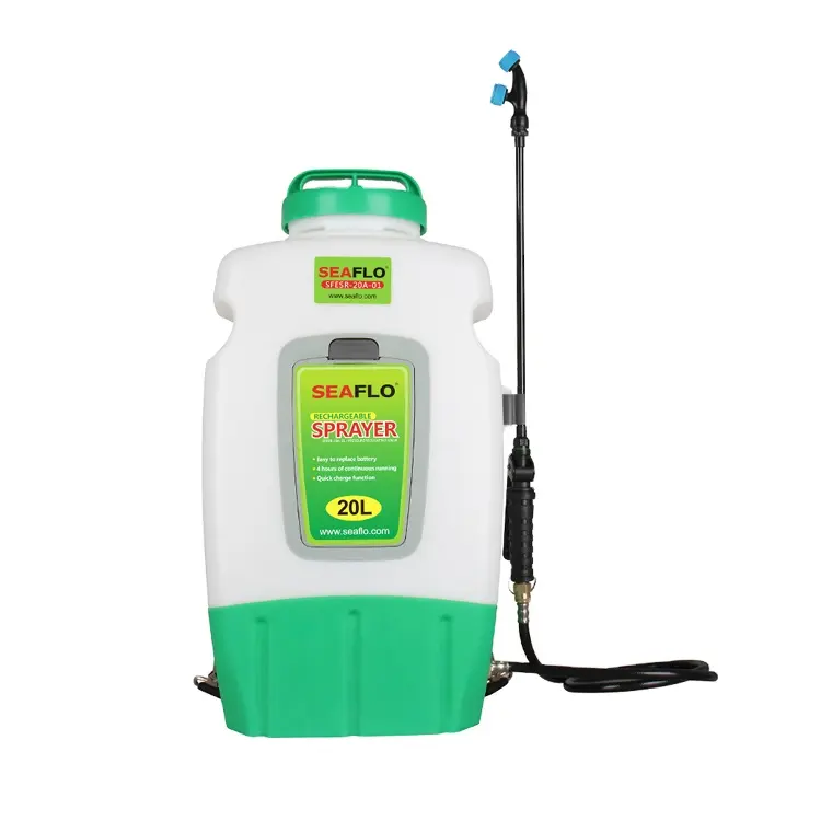 SEAFLO 12V 20 Litres Rechargeable Haute Pression Mini Pompe À Pulvérisateur