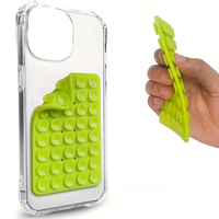 Soporte de teléfono con ventosa de silicona con adhesivo fuerte, agarre adhesivo manos libres impermeable para todos los teléfonos, accesorios para teléfonos móviles
