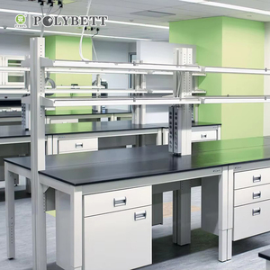 Superficie de Trabajo de Mesa de Laboratorio de Laminado HPL para Instalaciones de Atención Médica, para Laboratorio de Biología - Product Image 2