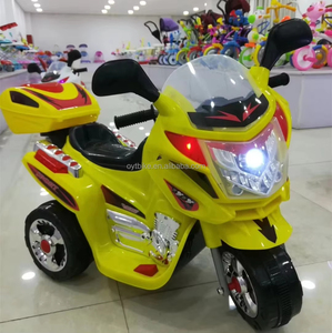 Оптовая продажа, трехколесный электрический детский мотоцикл с мощным аккумулятором, трехколесный велосипед с музыкальным пластиковым материалом, тип автомобиля - Product Image 2