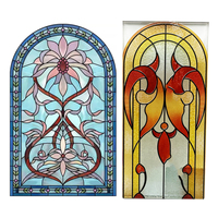 Dôme en verre massif personnalisé en usine en Chine, vitrail pour plafond d'église, hôtel, villa, maison ou décoration extérieure