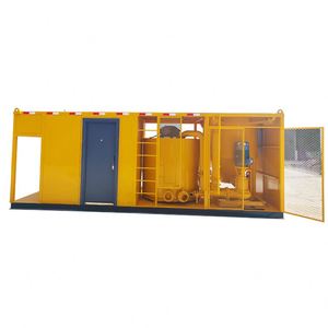 Container loại vữa trộn trạm trộn nhà máy nền tảng ổn định để bán 1 năm bảo hành có lõi bánh răng động cơ - Product Image 2