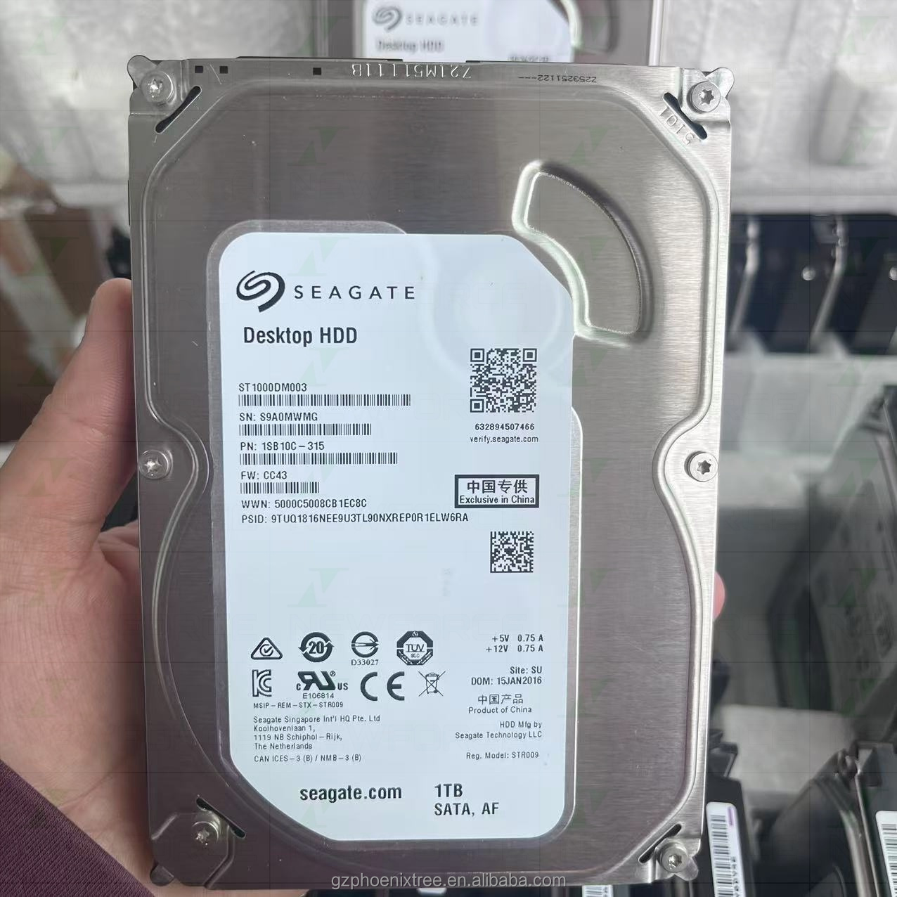 1TB Wholesale Price Used HDD 3.5inch Purple Hard Disk Drive