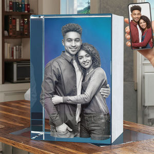 빈 3d 레이저 수제 사용자 정의 K9 솔리드 빈 크리스탈 큐브 매직 크리스탈 유리 큐브 조각 - Product Image 1