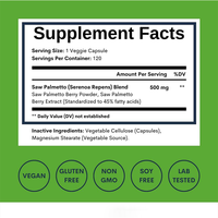 Capsules de Saw Palmetto en Gélule Souple à Marque Privée OEM Bloqueur de DHT Complément Alimentaire pour la Croissance des Cheveux Certifié GMP pour Adultes