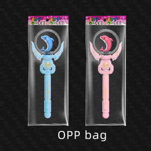 Bữa tiệc sinh nhật ánh sáng lên đồ chơi quay Led lễ hội trẻ em Đồ chơi Unicorn gậy công chúa nhấp nháy Cổ Tích Cá Heo Đũa Phép cho các cô gái - Product Image 5